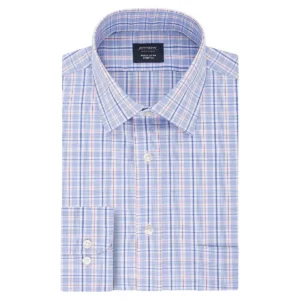 Regular-Fit Non-Iron Performance Stretch Plaid Dress Shirt