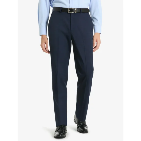Men's Solid Classic Fit Tailored Suit Separate Pant