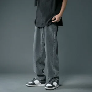 Mens Jeans Baggy Jeans Men Casual Fashion Loose Plus Size Jeans
