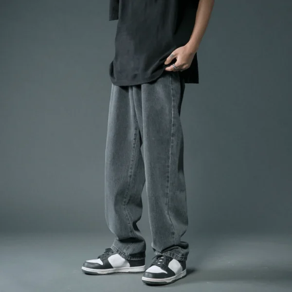 Mens Jeans Baggy Jeans Men Casual Fashion Loose Plus Size Jeans